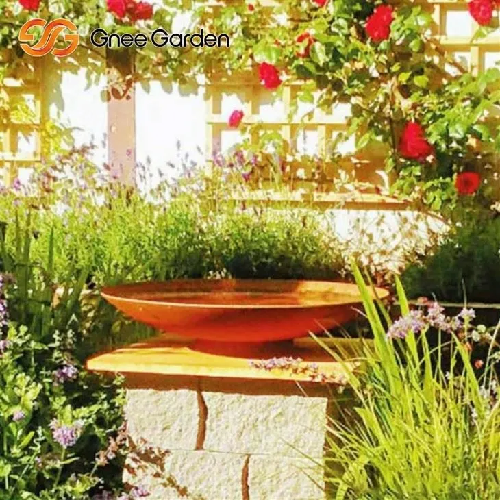 Corten Steel Fire Bowl Rust Resistant Outdoor