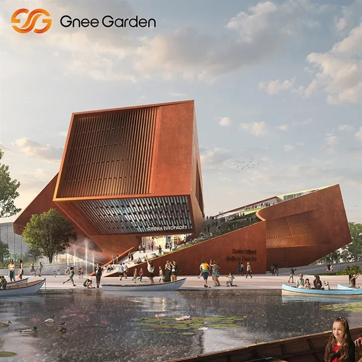 Corten oblozi čelične ploče efekta hrđe