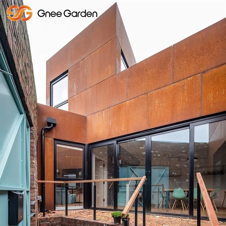 Corten metalne ploče nizak stil održavanja