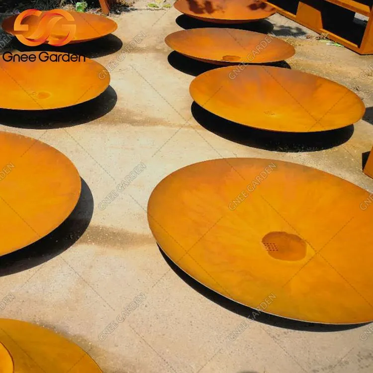 Corten vanjski plamenik za cjepanice