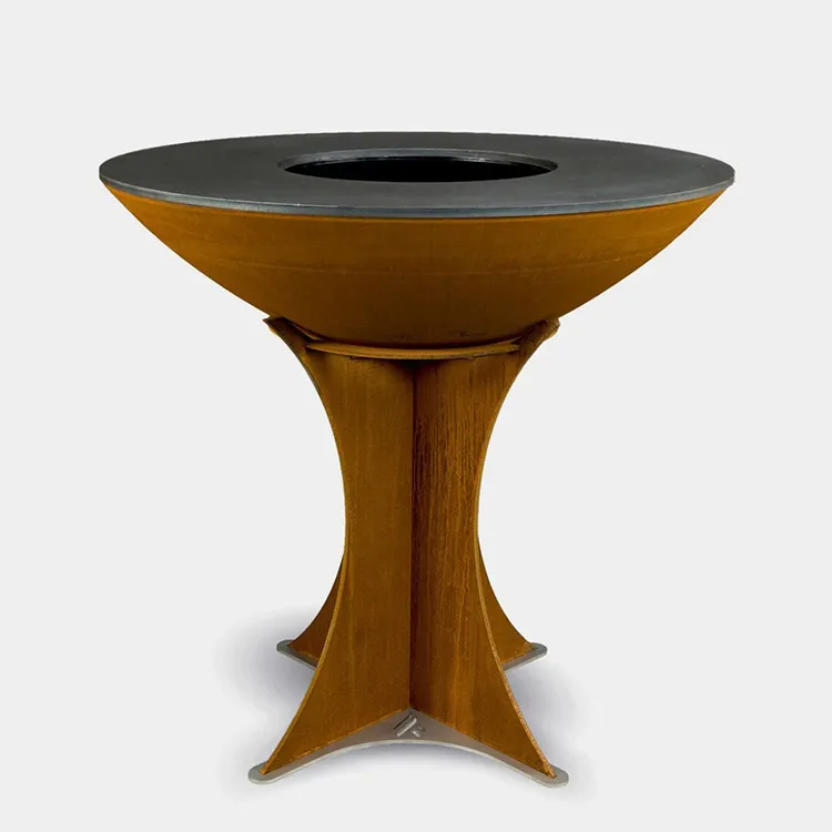 Corten Steel vanjski roštilj na drva