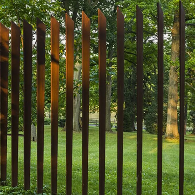 Corten Steel Rust Screen Fence