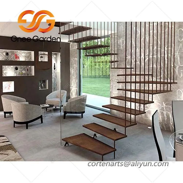 Corten Steel Rusty metalne vrtne stepenice