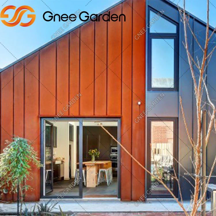 Ukrasni zidovi čeličnih zavjesa Corten