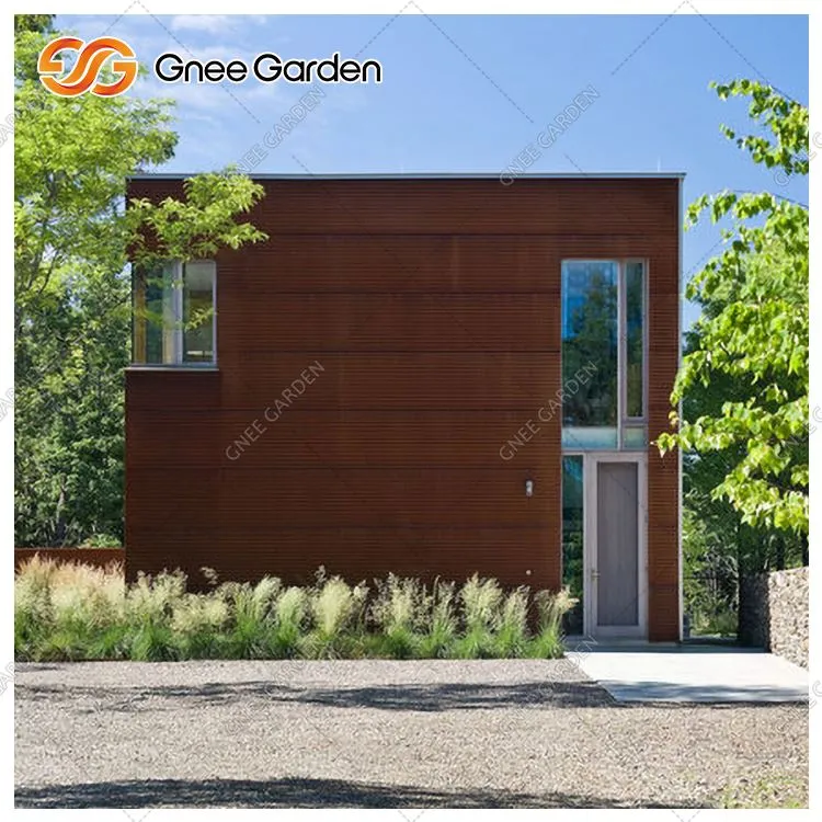 Corten metalna zgrada Unutarnja zidna ploča