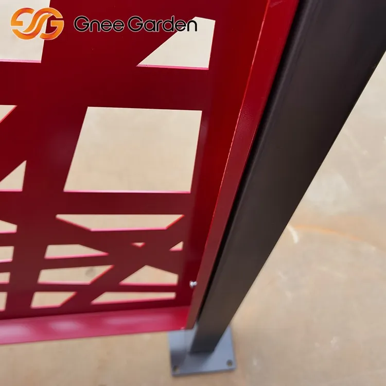 Moderna crvena geometrijski dizajn zaslona zaslona