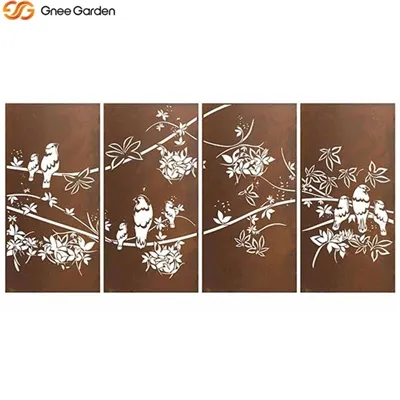 Corten čelični zasloni - izdržljivi i elegantni za privatnost