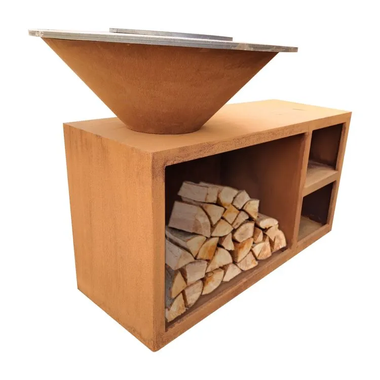 Vanjski roštilj Rusty Corten Steel