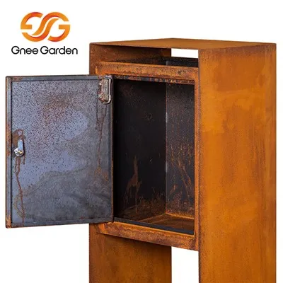 Metalni poštanski sandučić Corten Steel