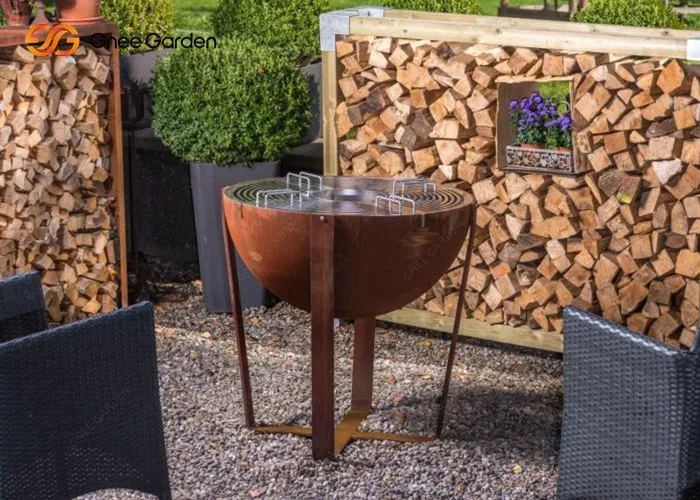 Roštilj na drva na otvorenom